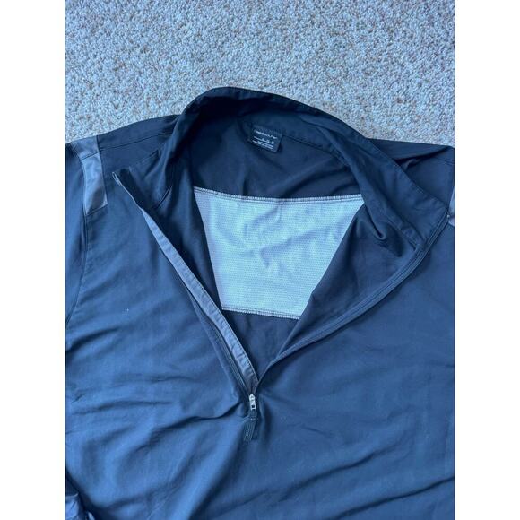 NIKE GOLF jacket size Men's XL; Black & Gray, Lightweight windbreaker - Picture 10 of 13